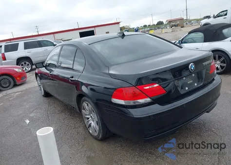 2008 BMW 750Li z USA, uszkodzony, nr VIN WBAHN835X8DT81691